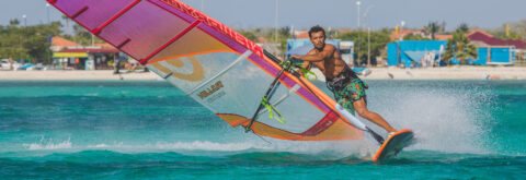 Windsurfing in Aruba