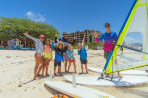 Windsurfing lesson group - price per person - min 2 persons - 2 hours