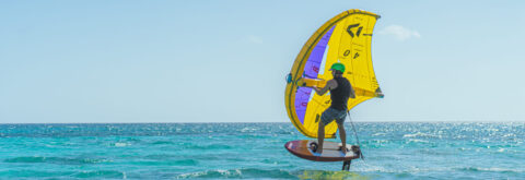 Wing Foiling in Aruba